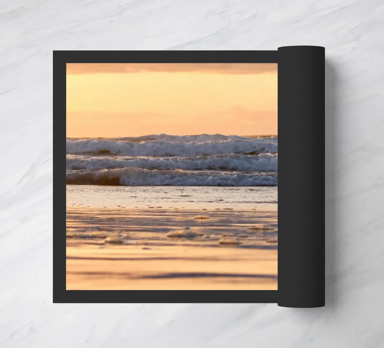 beach ocean doormat by Earthly Visions