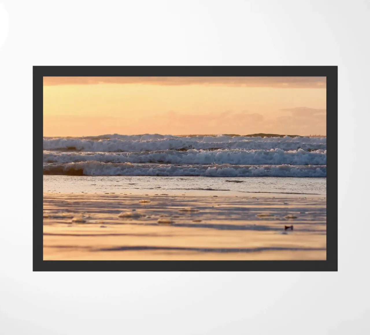 beach ocean doormat by Earthly Visions