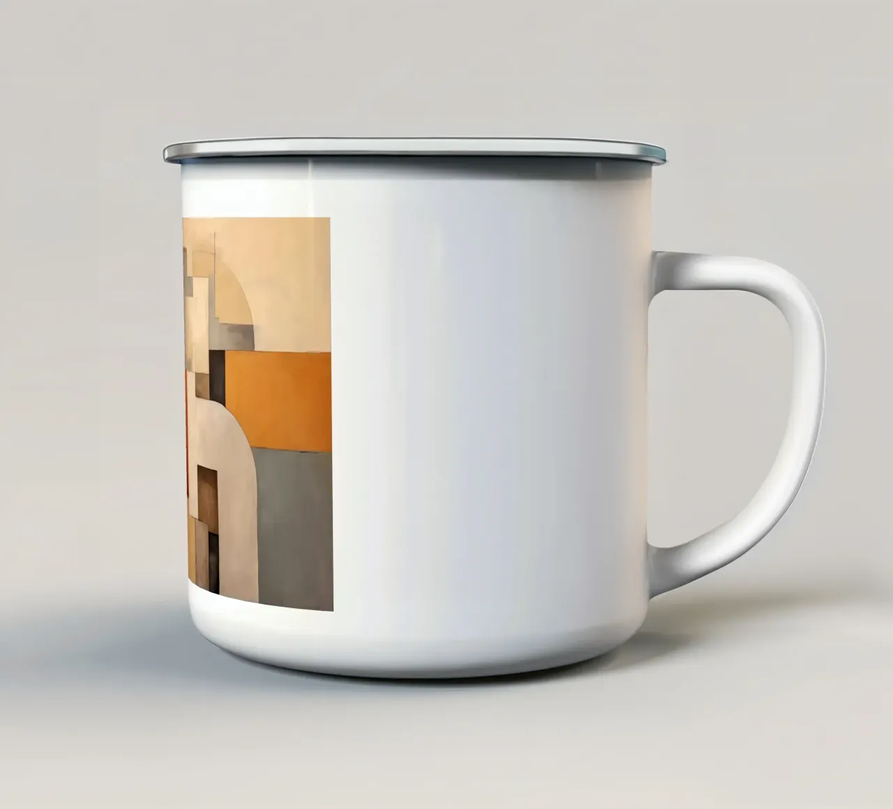 Arte da parete di Imagine tazza in smalto da Imagine