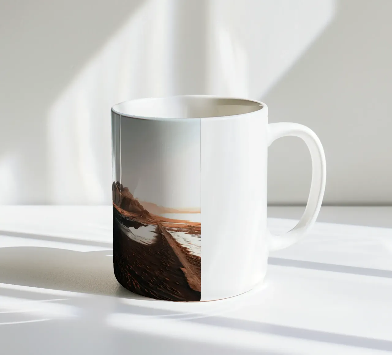 montagne oceano tazza in ceramica da Earthly Visions