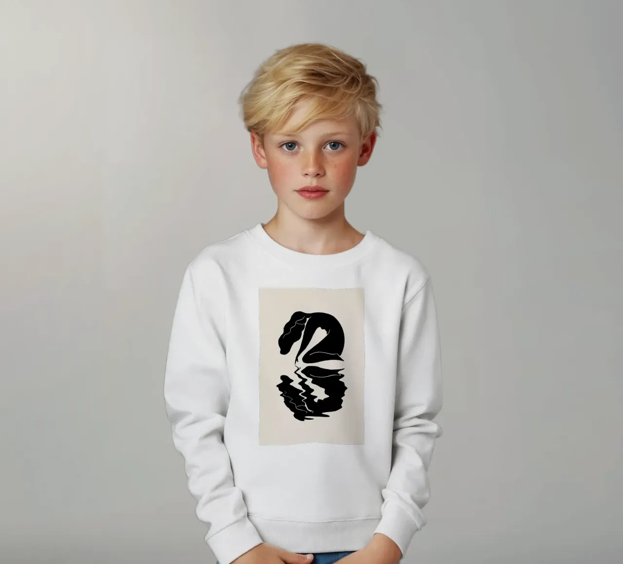 Blurred 2 felpa bambino da Graphite