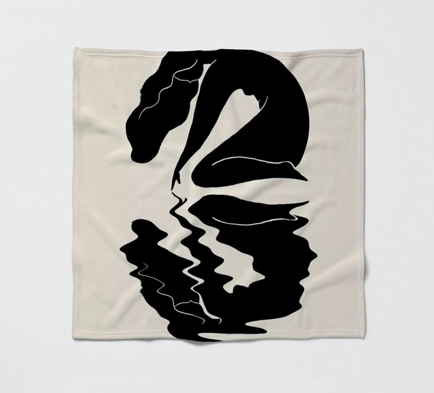 Blurred 2 Fleecedecke von Graphite