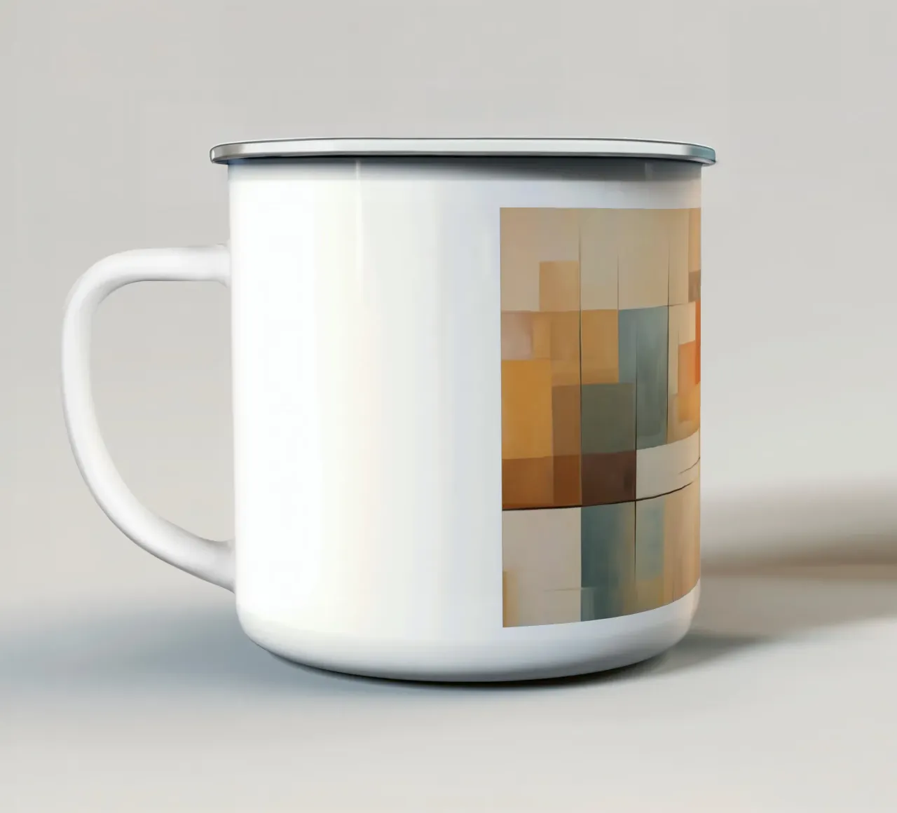 Arte da parete di Imagine tazza in smalto da Imagine
