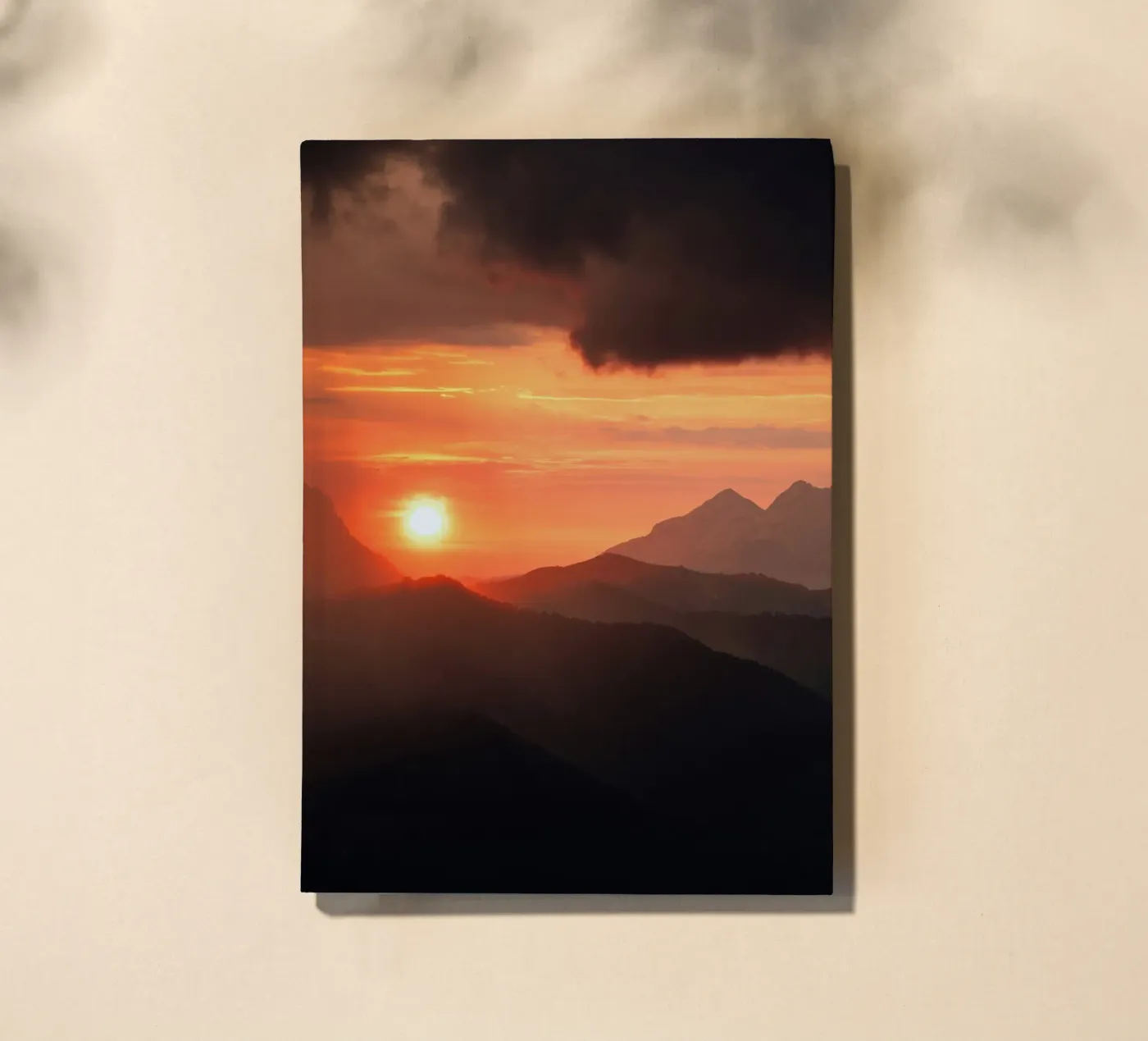 sunset mountains notebook by Earthly Visions