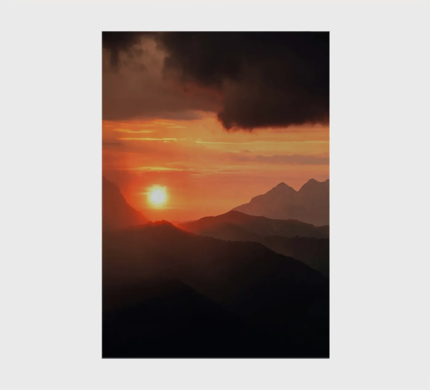 sunset mountains notebook by Earthly Visions