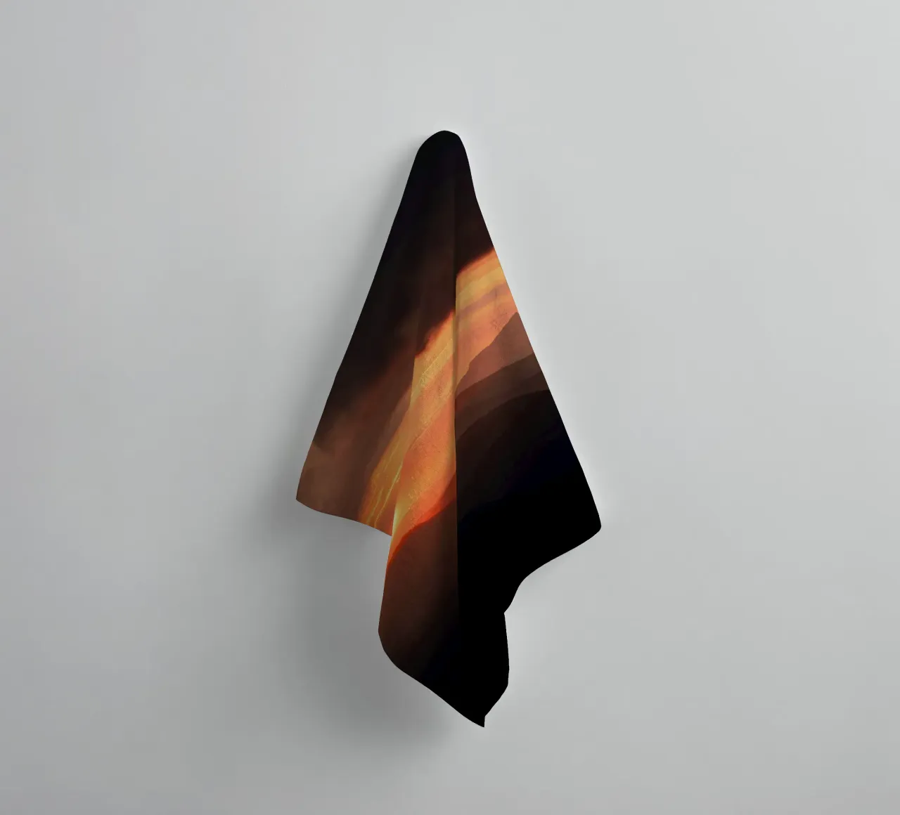 sunset mountains towel by Earthly Visions