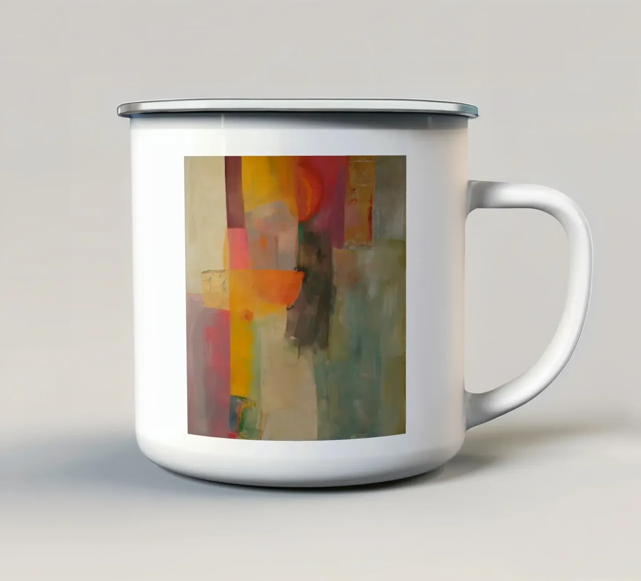 Arte da parete di Imagine tazza in smalto da Imagine