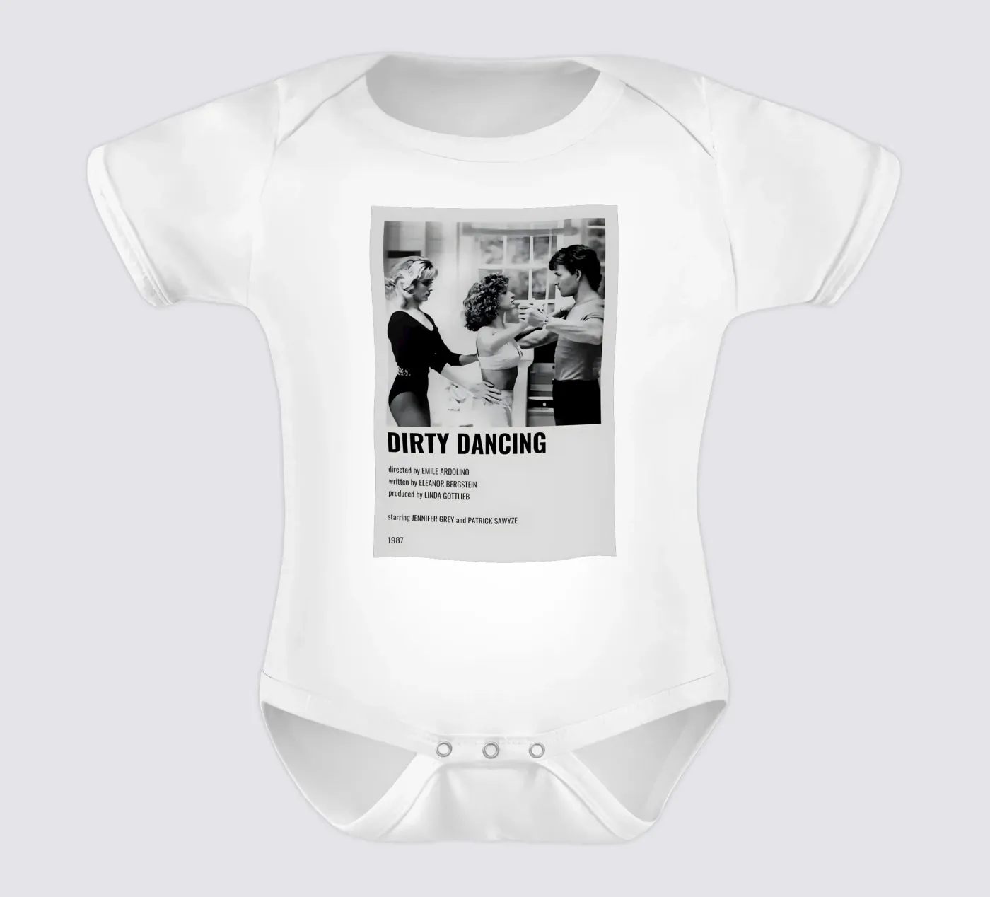 DIRTY DANCING Kurzarm Babybody von MVFminimalist