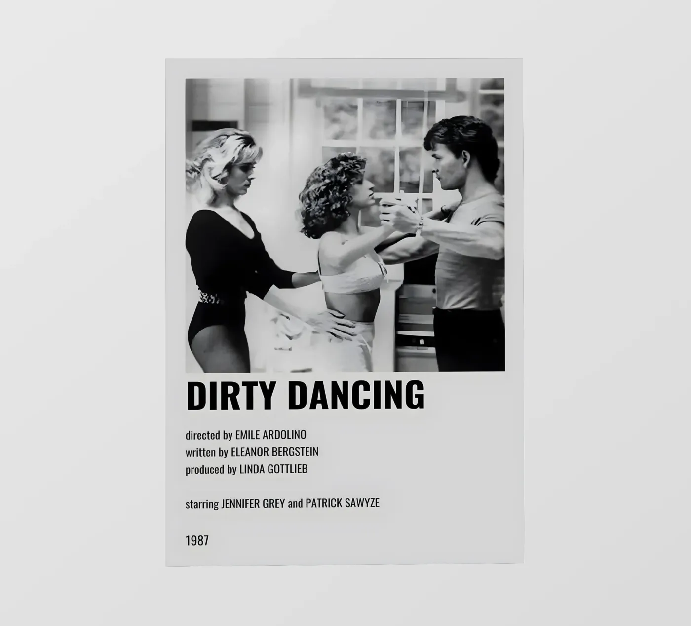 DIRTY DANCING fotobehang van MVFminimalist