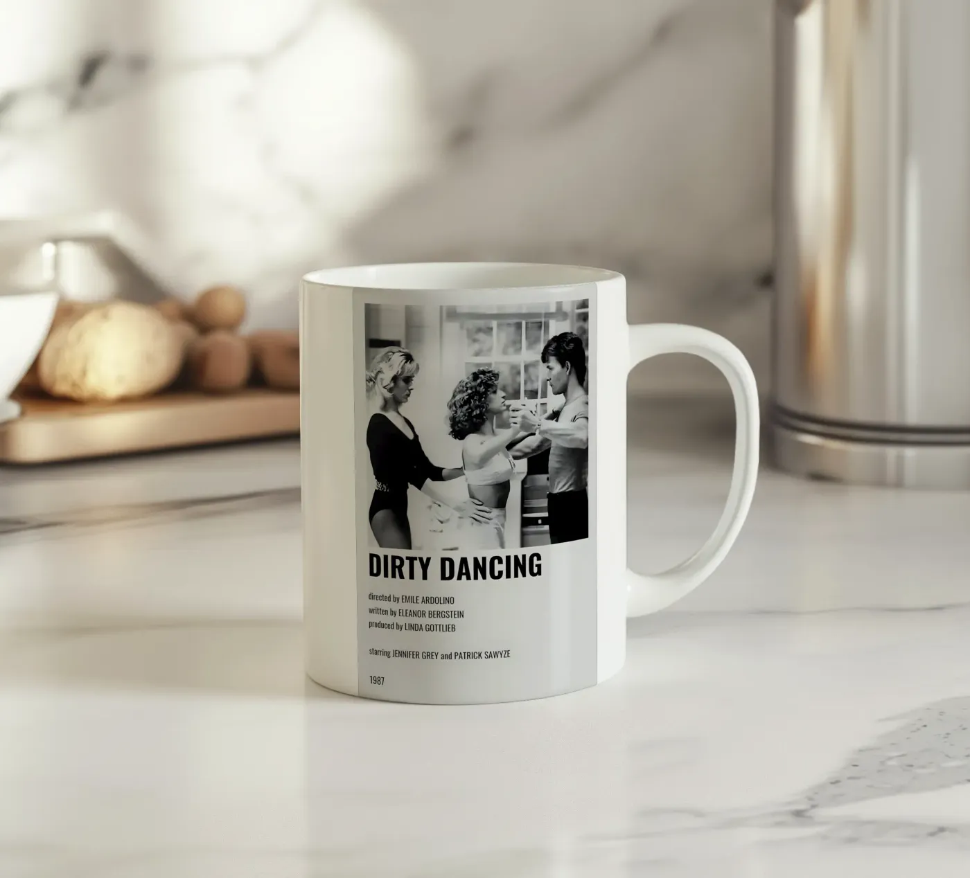 DIRTY DANCING ceramic mug by MVFminimalist
