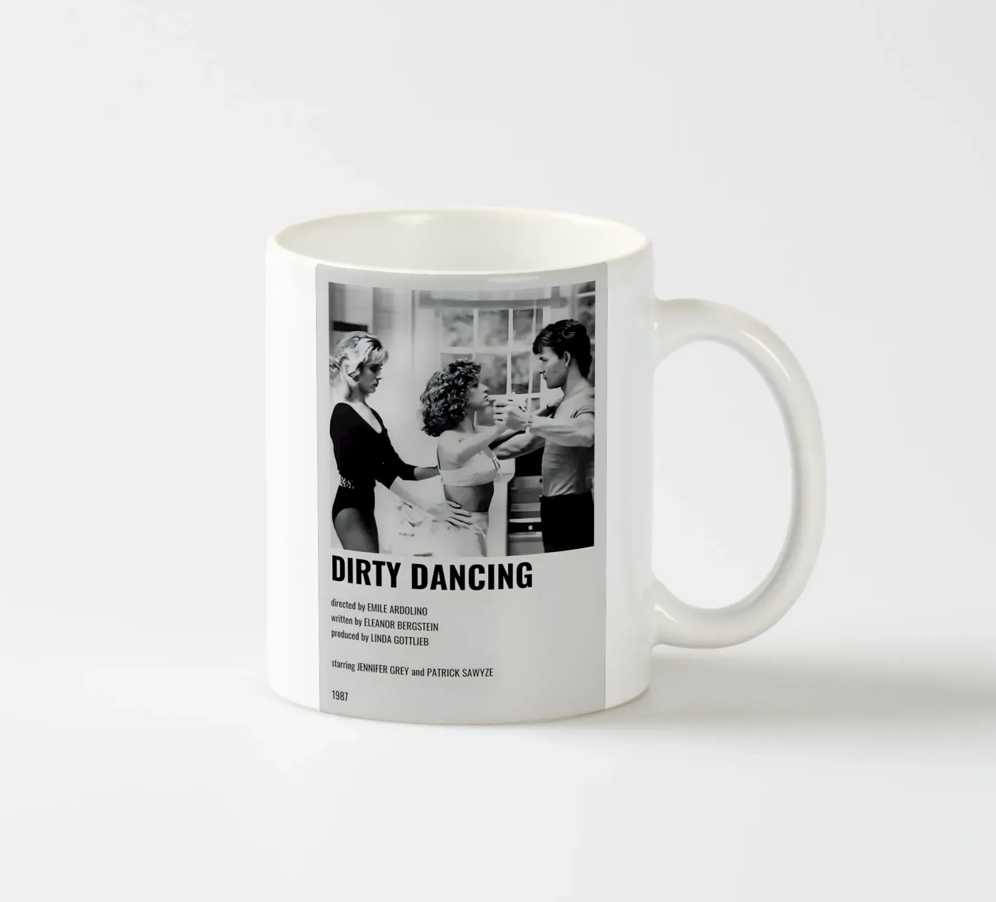 DIRTY DANCING ceramic mug by MVFminimalist