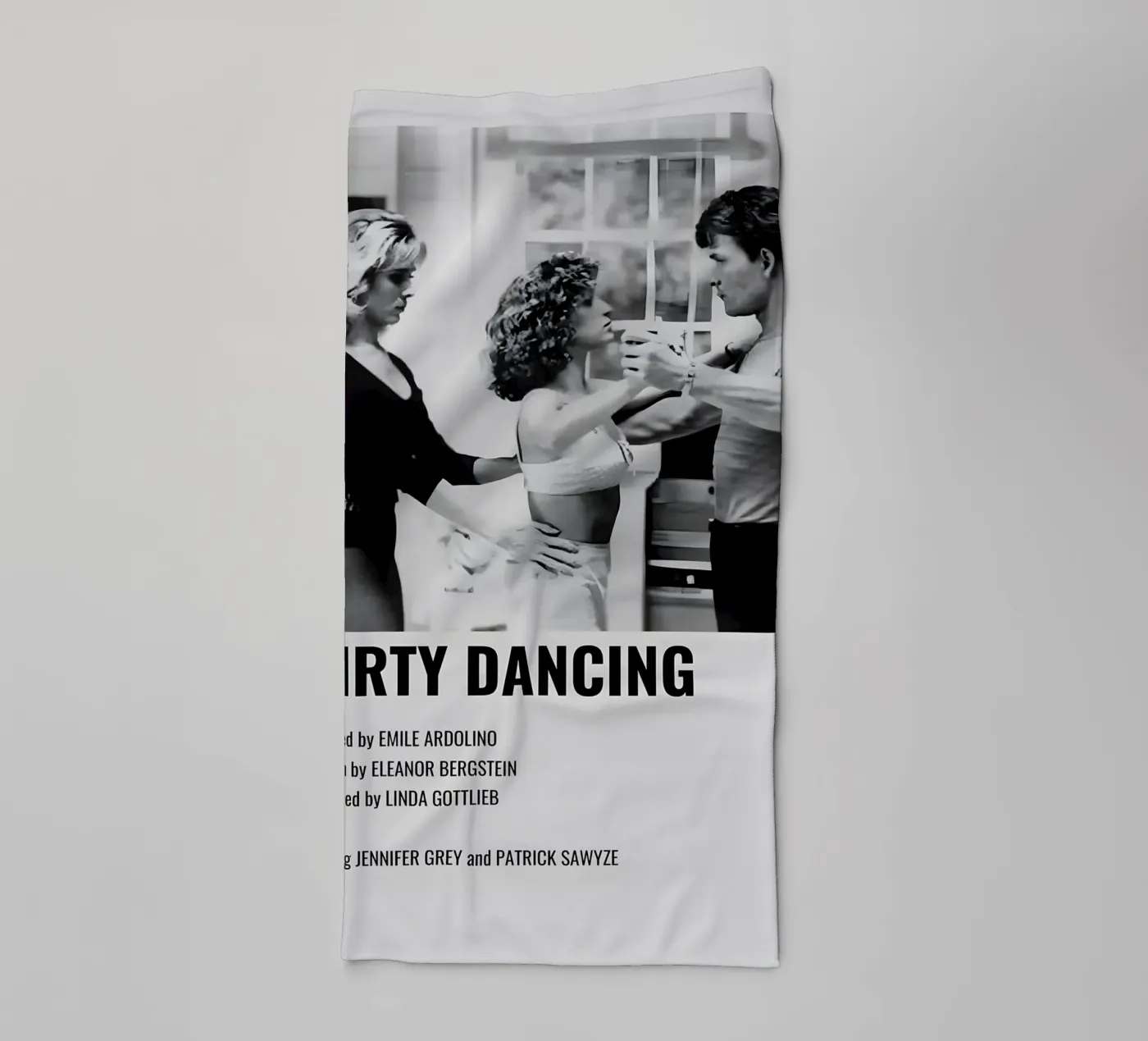 DIRTY DANCING towel by MVFminimalist