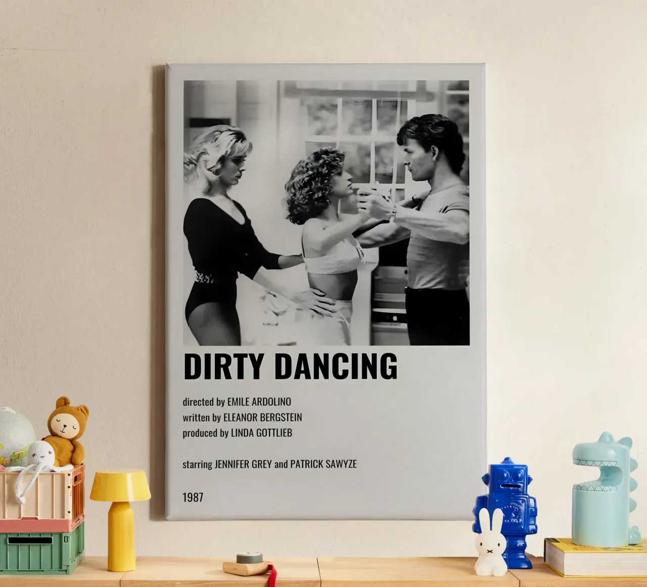 DIRTY DANCING tela con Cornice a cassetta da MVFminimalist