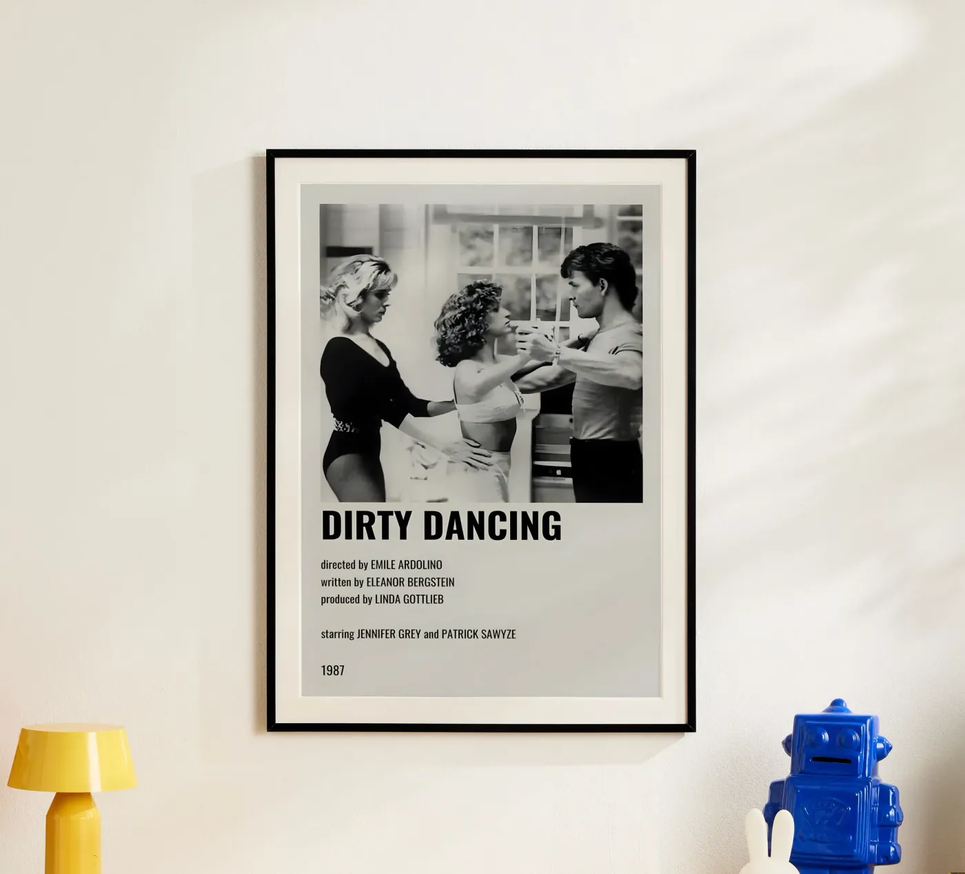 DIRTY DANCING poster van MVFminimalist