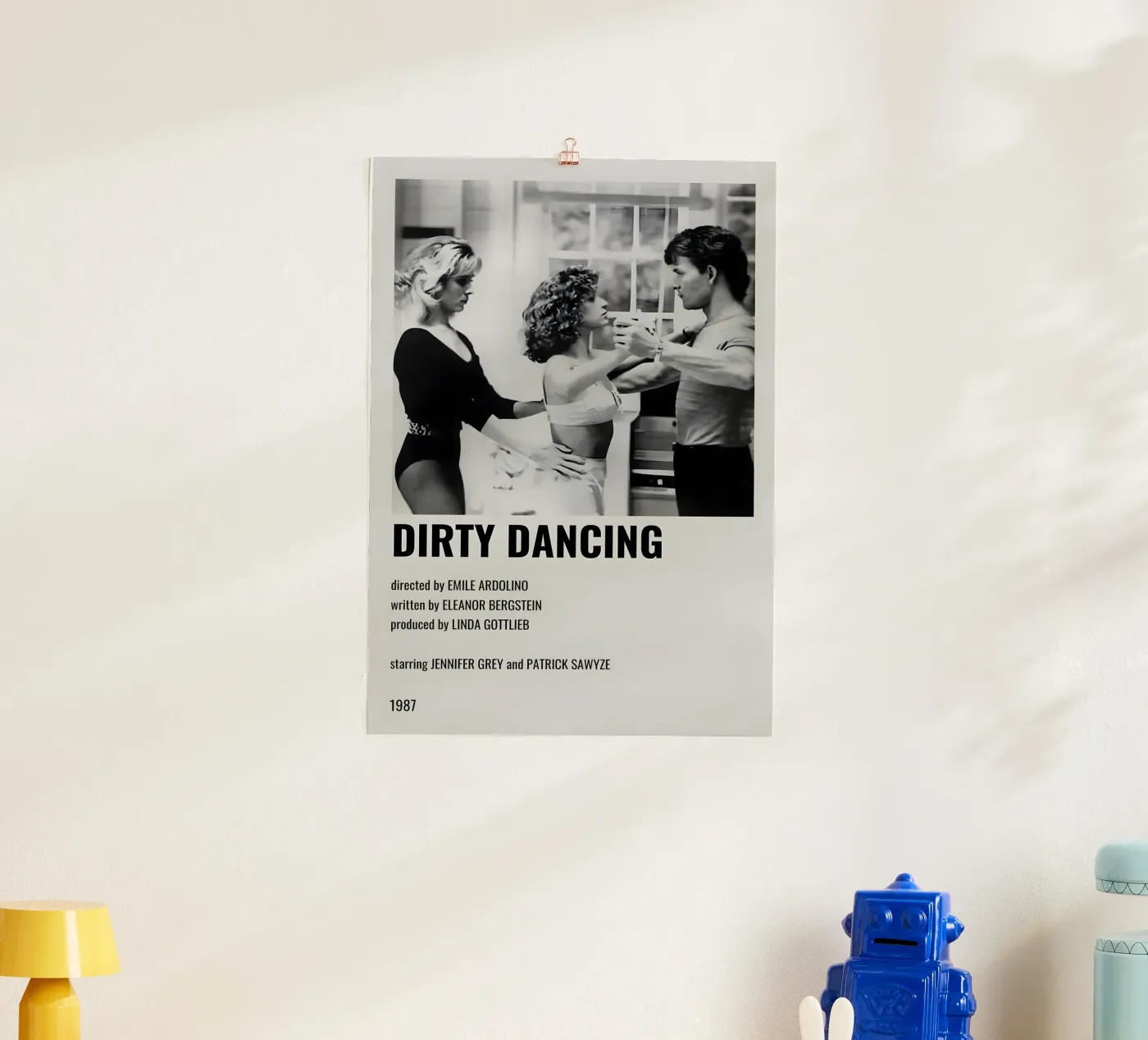 DIRTY DANCING poster van MVFminimalist
