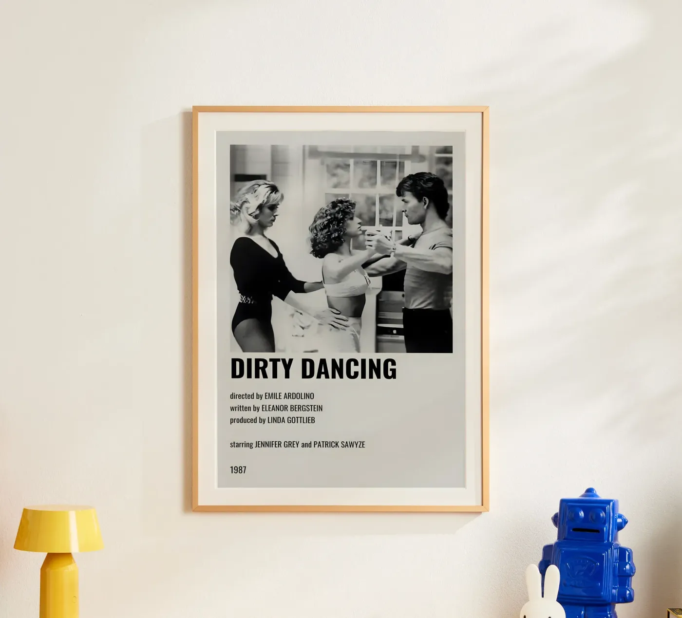 DIRTY DANCING poster van MVFminimalist