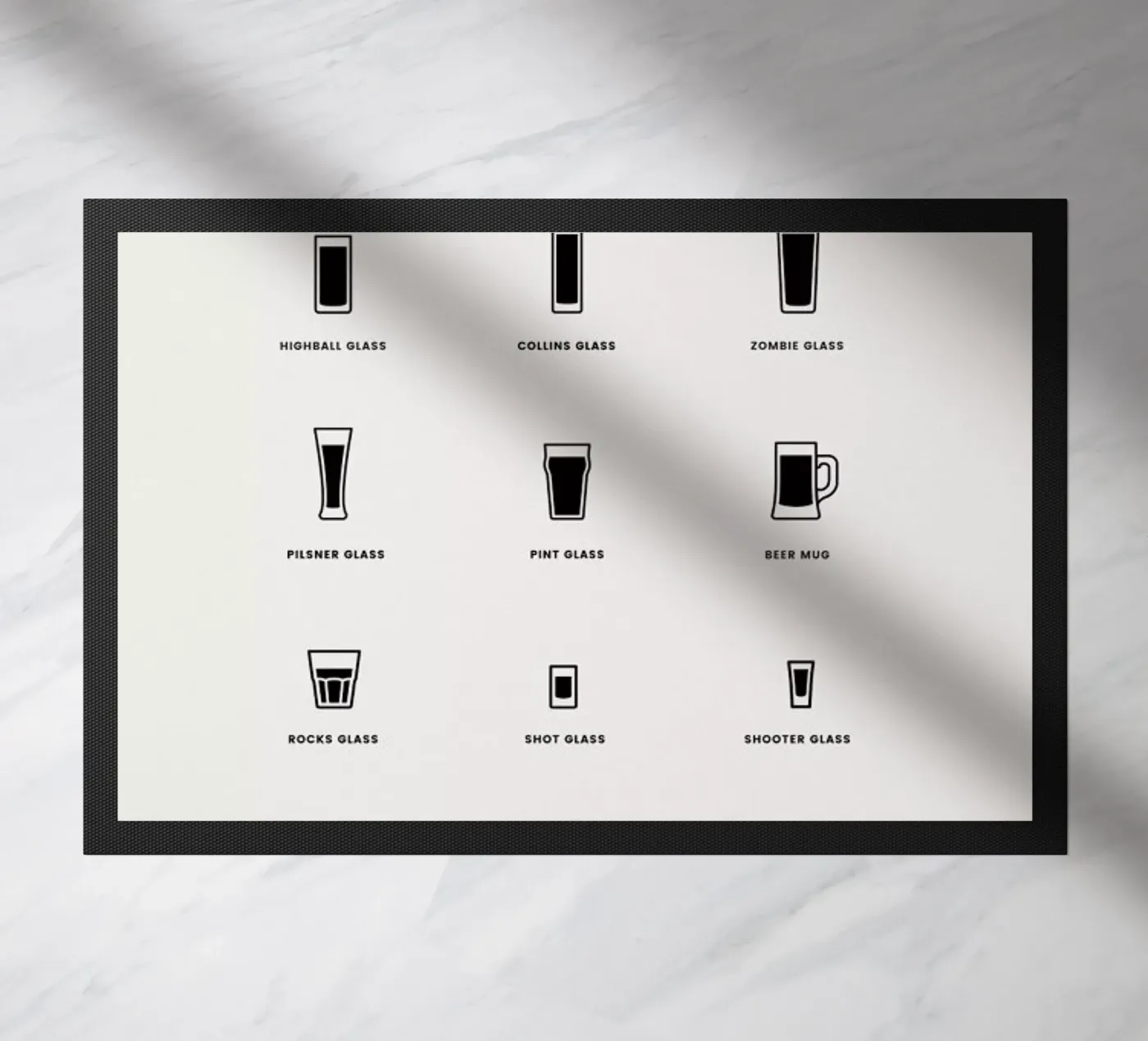 Serving Glass Chart 3 zerbino da daylight design studio
