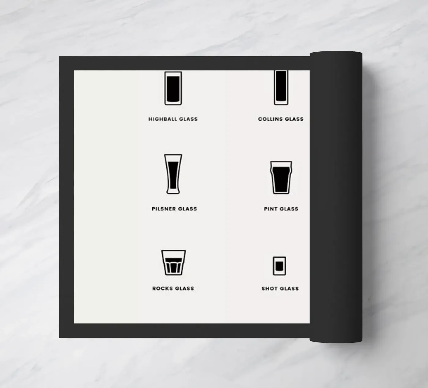 Serving Glass Chart 3 zerbino da daylight design studio