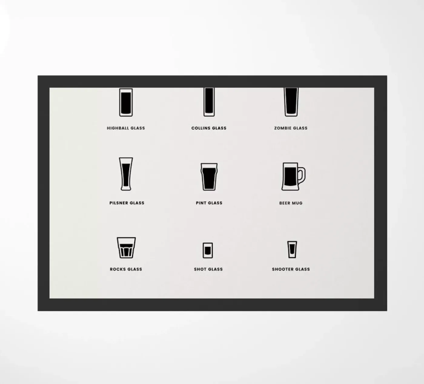 Serving Glass Chart 3 zerbino da daylight design studio