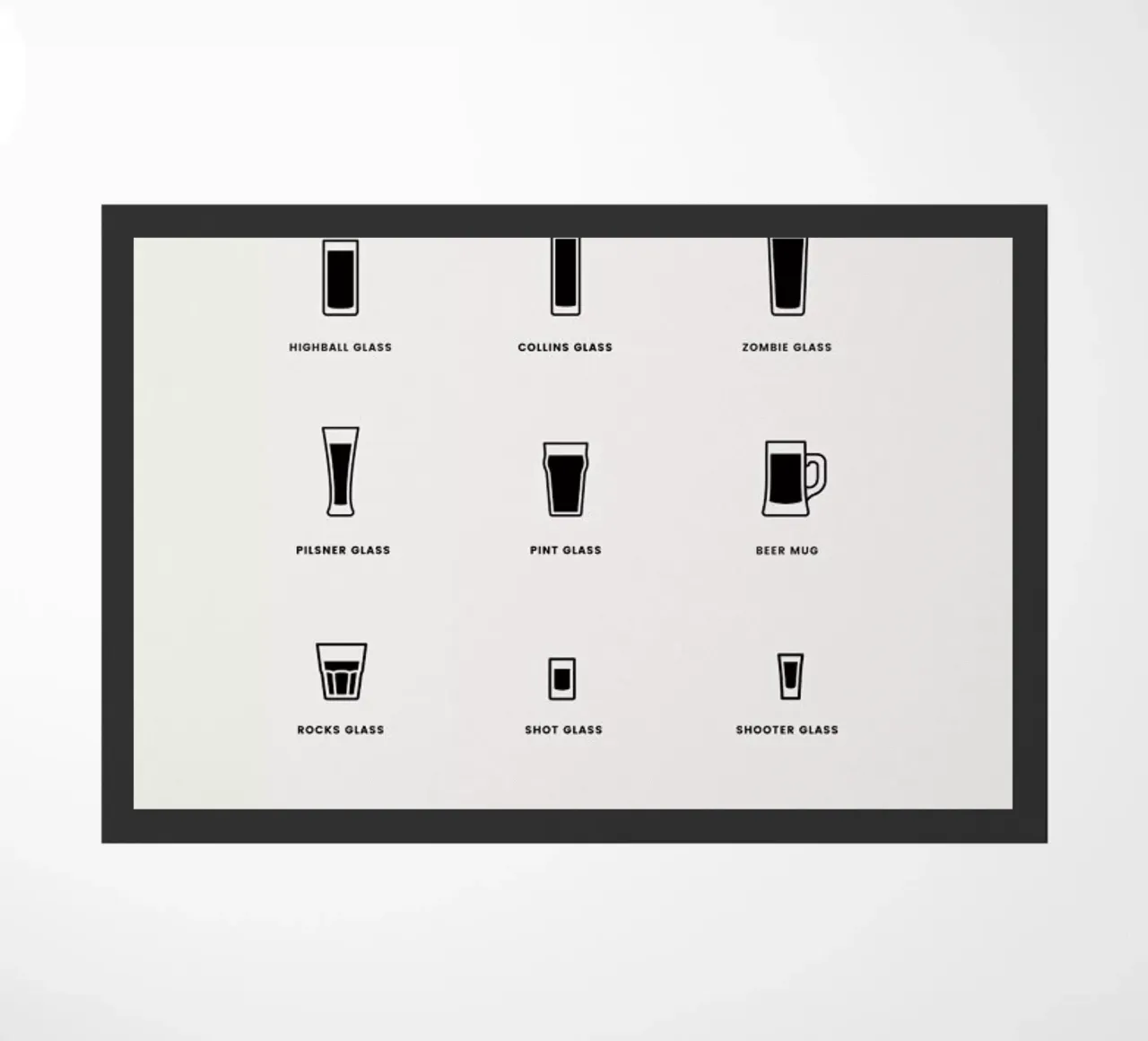Serving Glass Chart 3 zerbino da daylight design studio