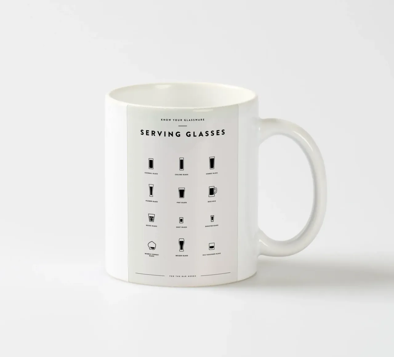 Serving Glass Chart 3 Keramik Tasse von daylight design studio