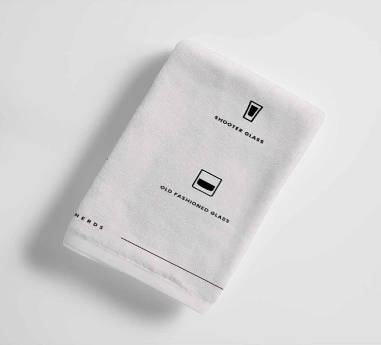 Serving Glass Chart 3 towel by daylight design studio