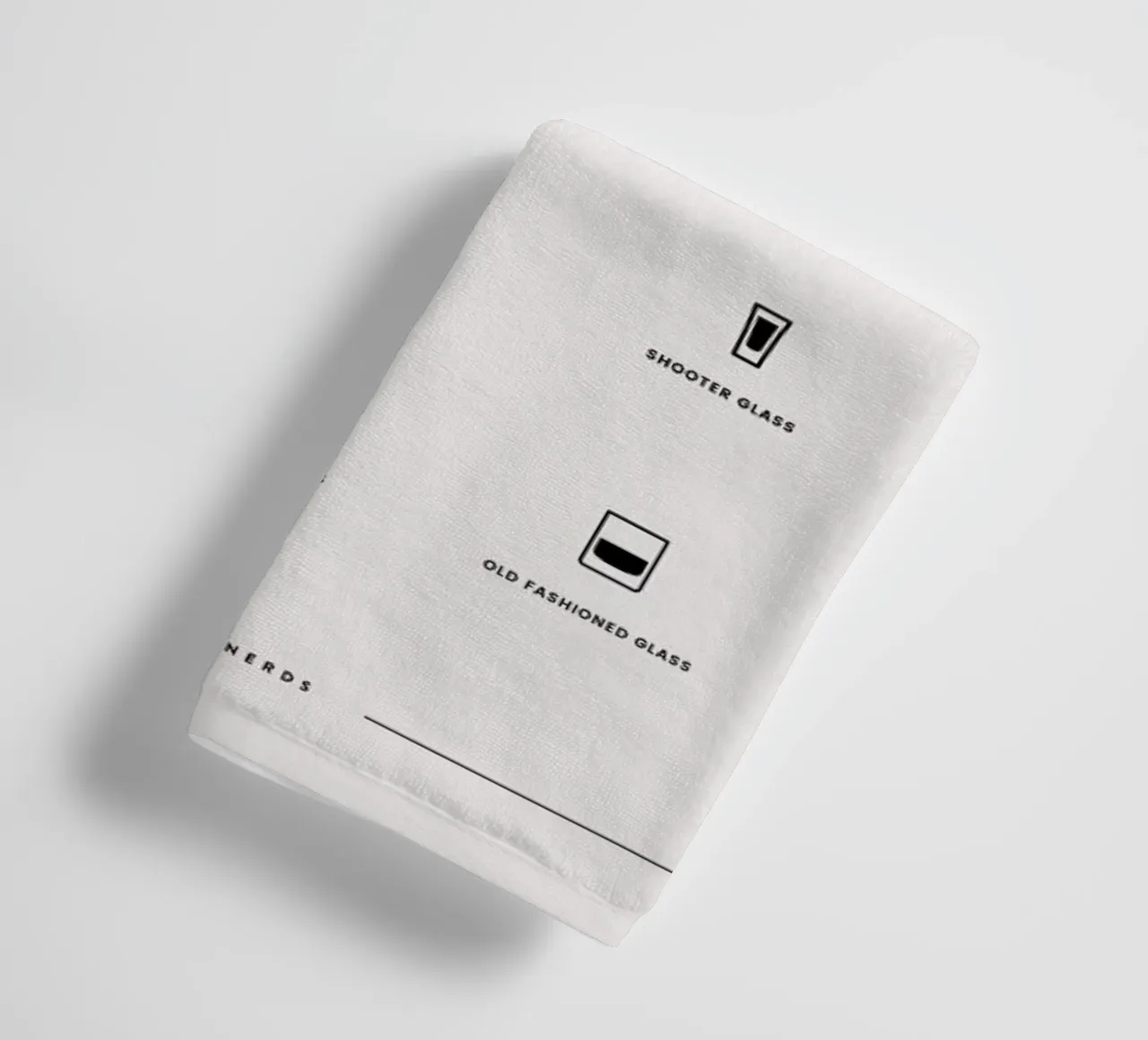 Serving Glass Chart 3 towel by daylight design studio