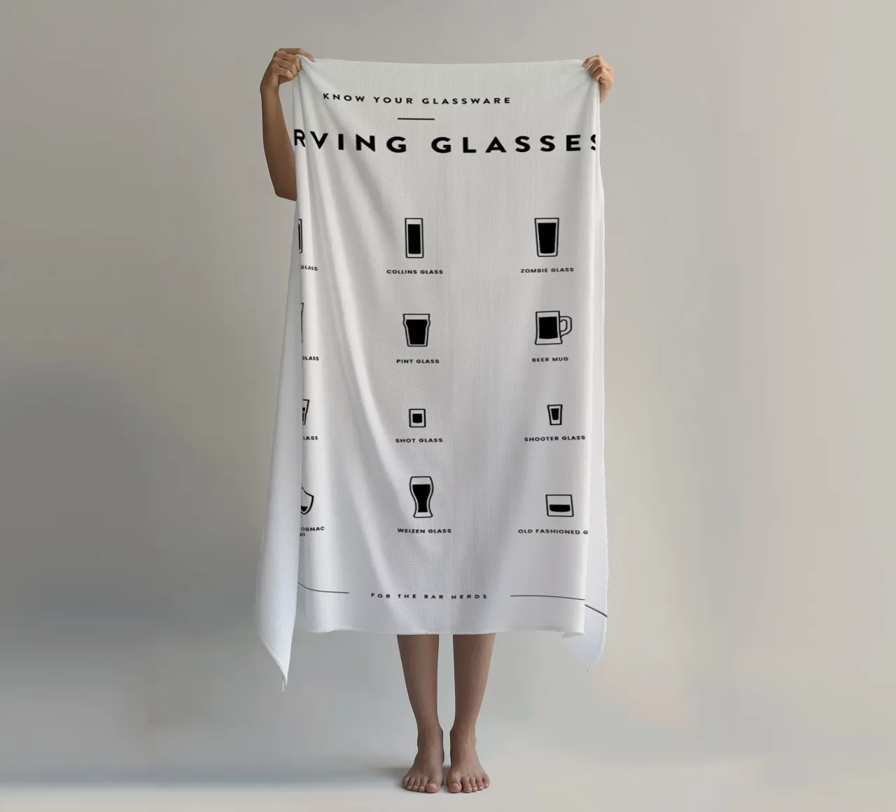 Serving Glass Chart 3 telo mare da daylight design studio