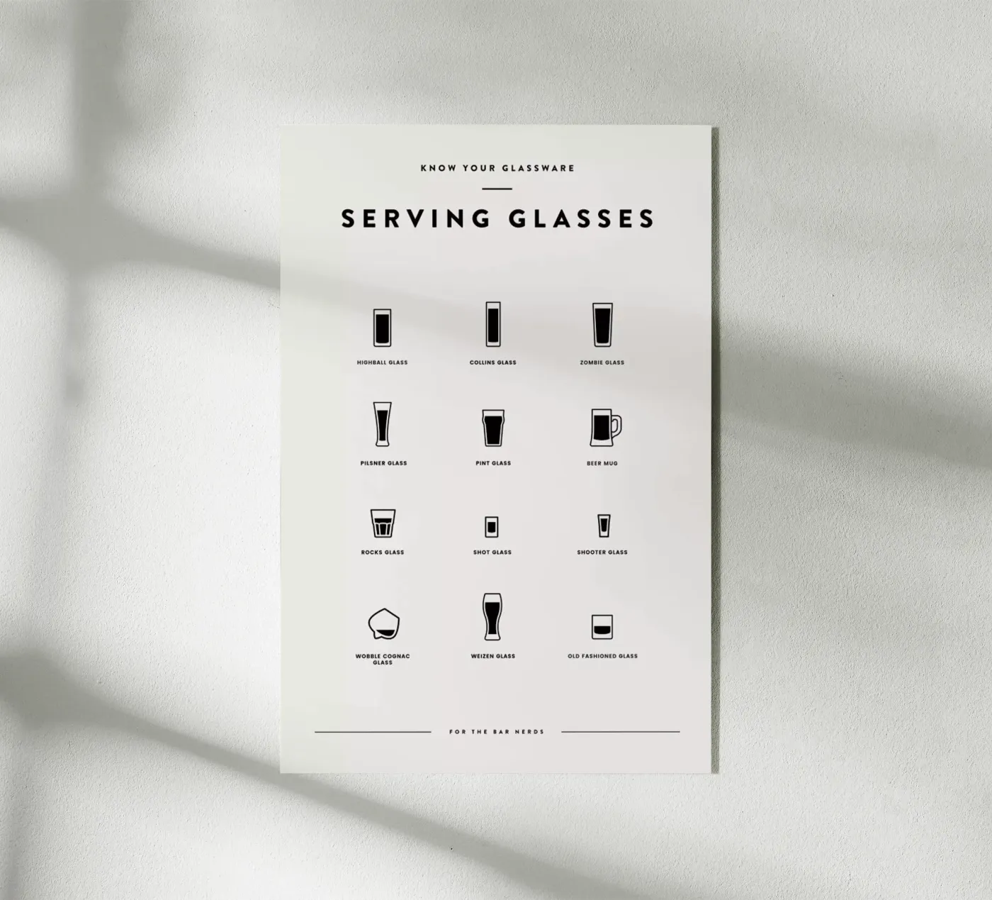 Serving Glass Chart 3 plexiglas de daylight design studio