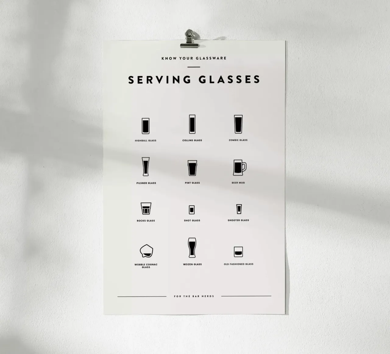 Serving Glass Chart 3 carta hahnemühle da daylight design studio