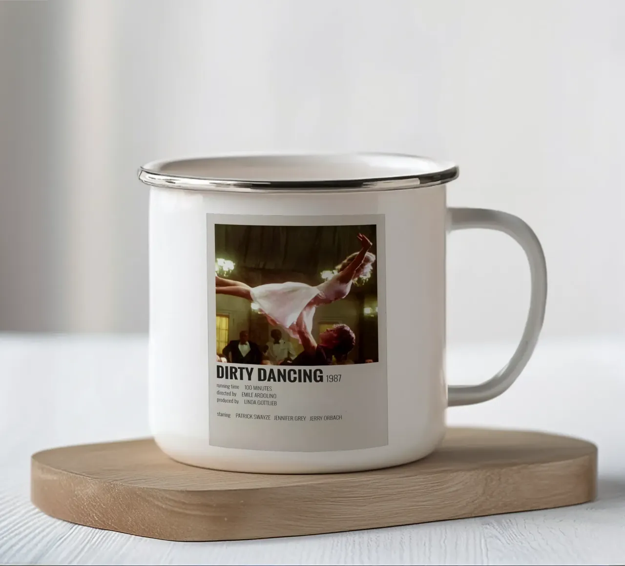 DIRTY DANCING 1987 tazza in smalto da MVFminimalist