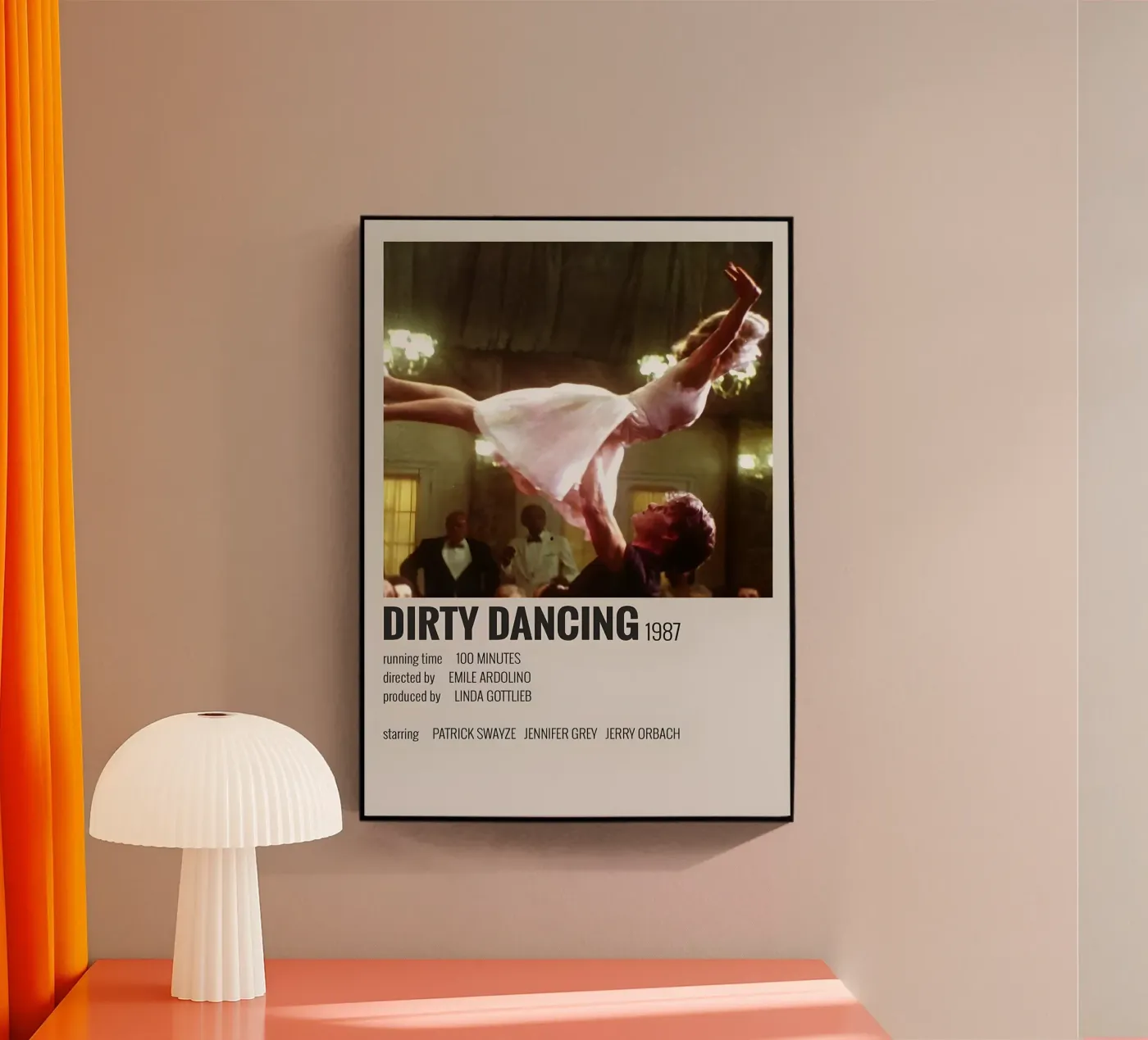 DIRTY DANCING 1987 acrylic glass by MVFminimalist