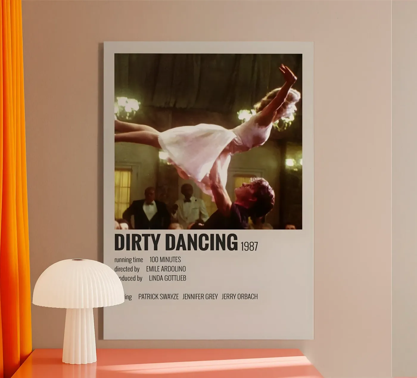 DIRTY DANCING 1987 acrylic glass by MVFminimalist