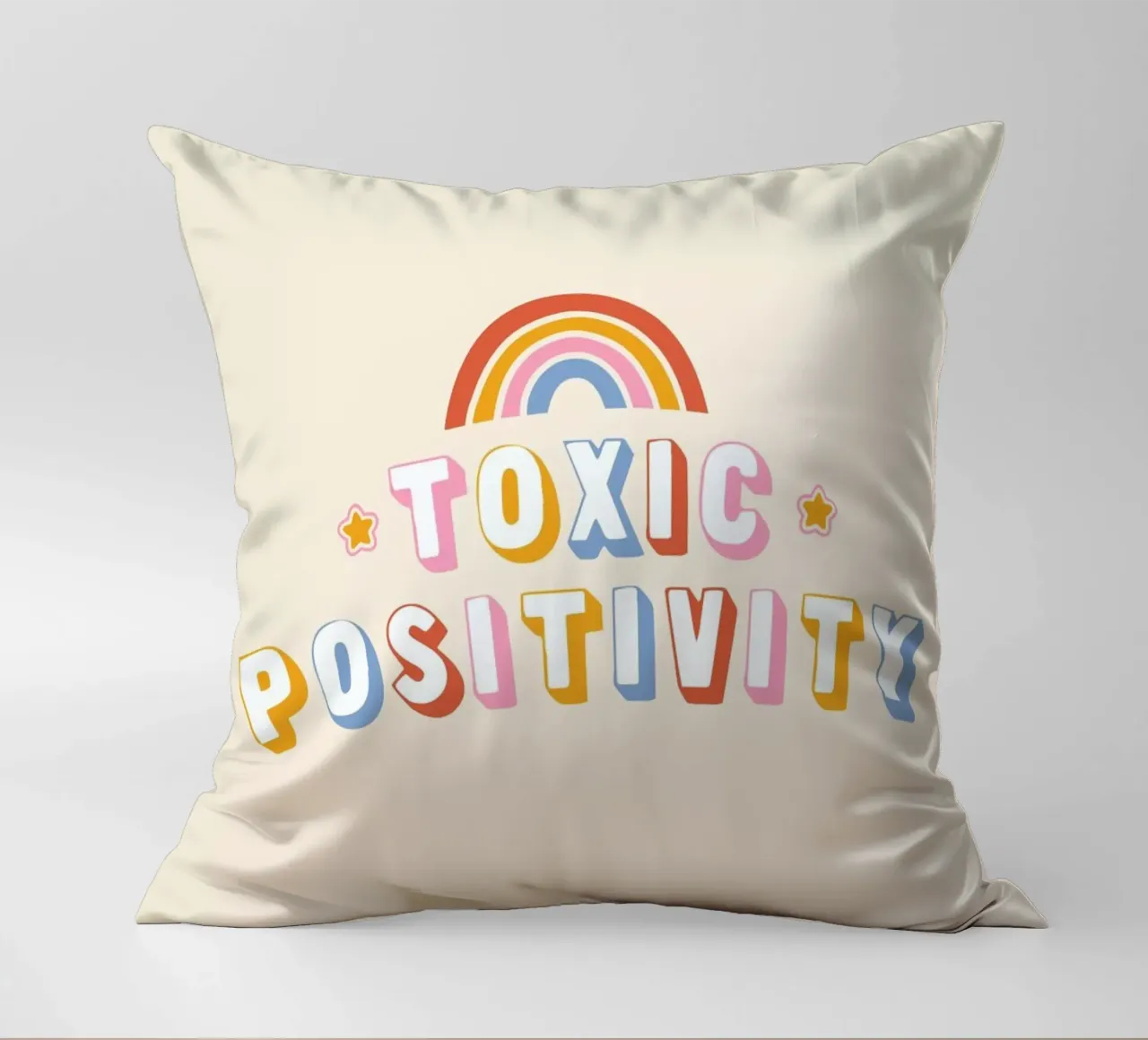 Toxic Positivity cuscino da Tobe Fonseca