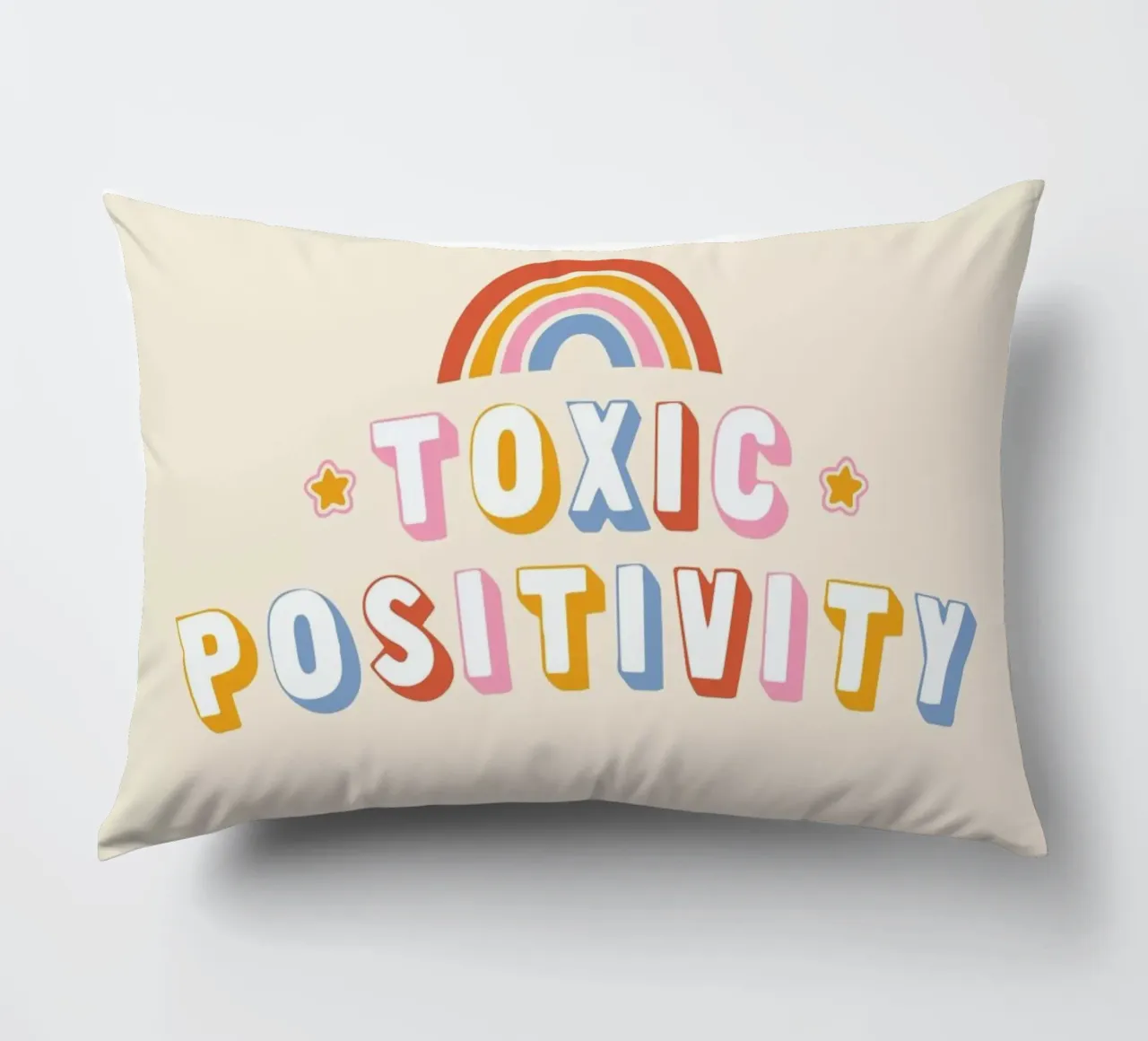Toxic Positivity cuscino da Tobe Fonseca