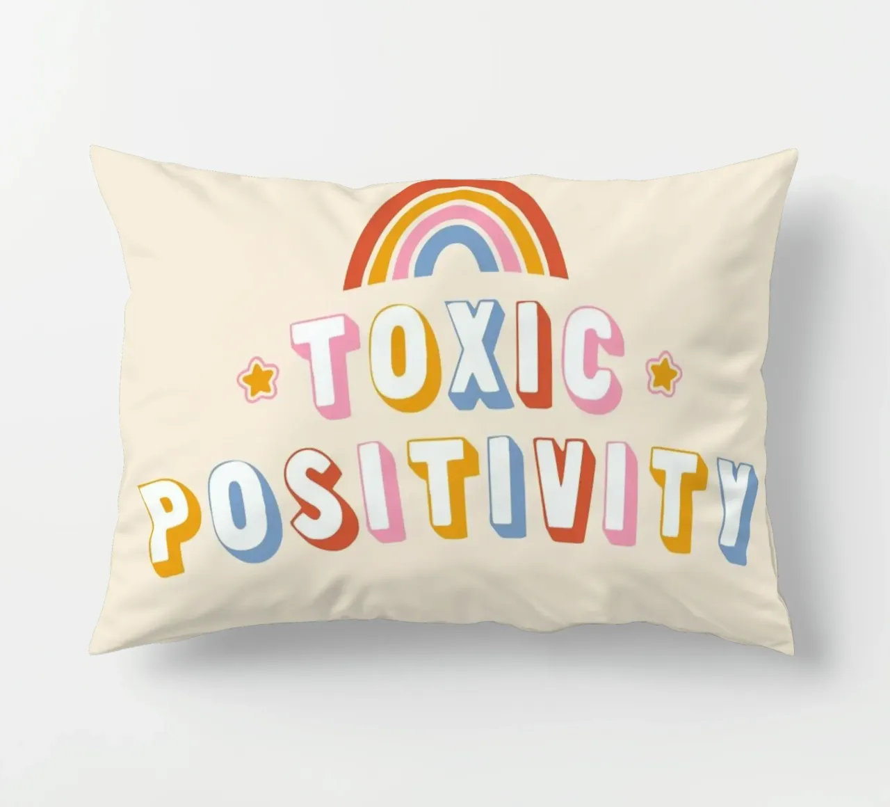 Toxic Positivity cuscino da Tobe Fonseca
