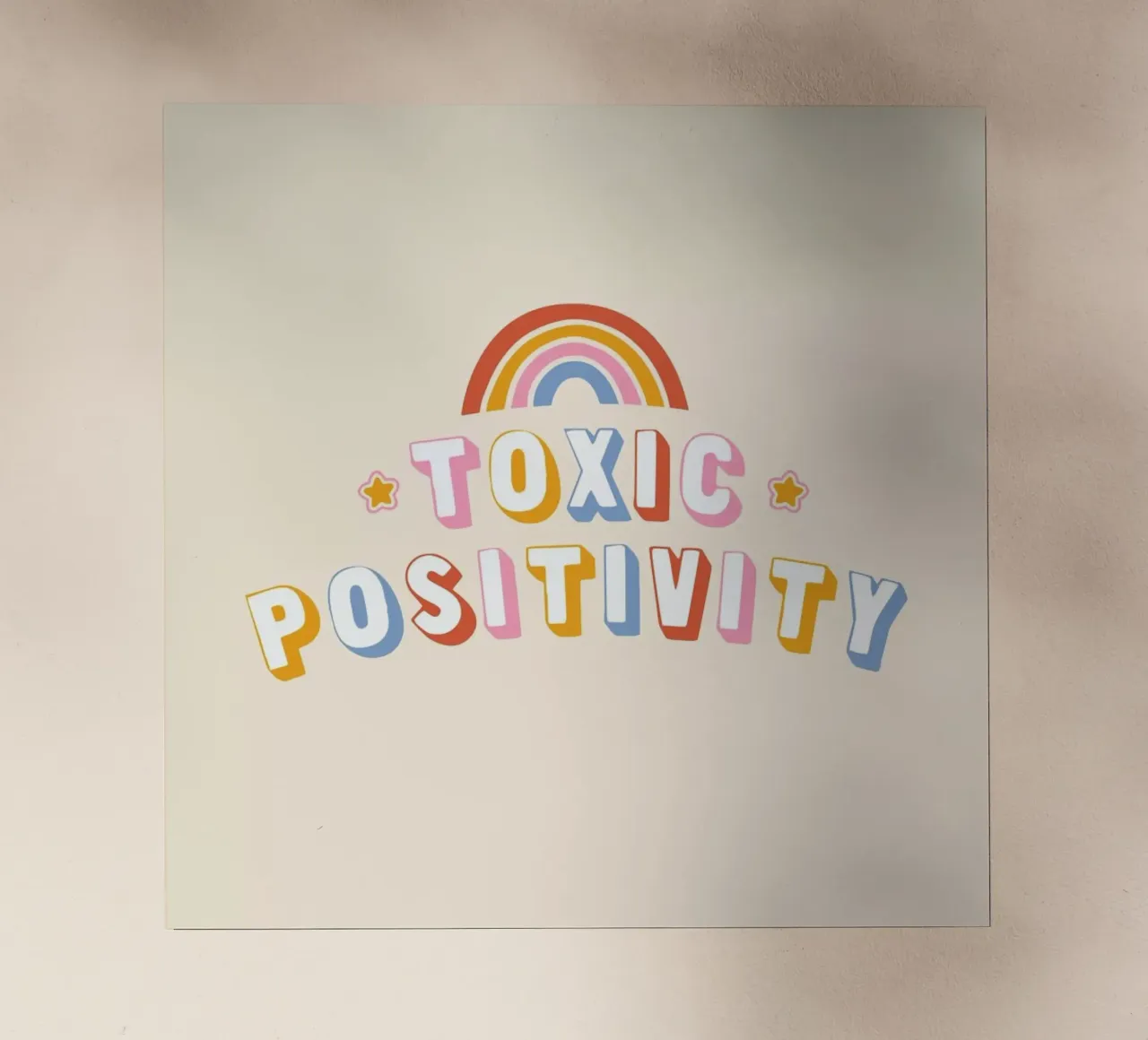 Toxic Positivity pellicola backlit da Tobe Fonseca