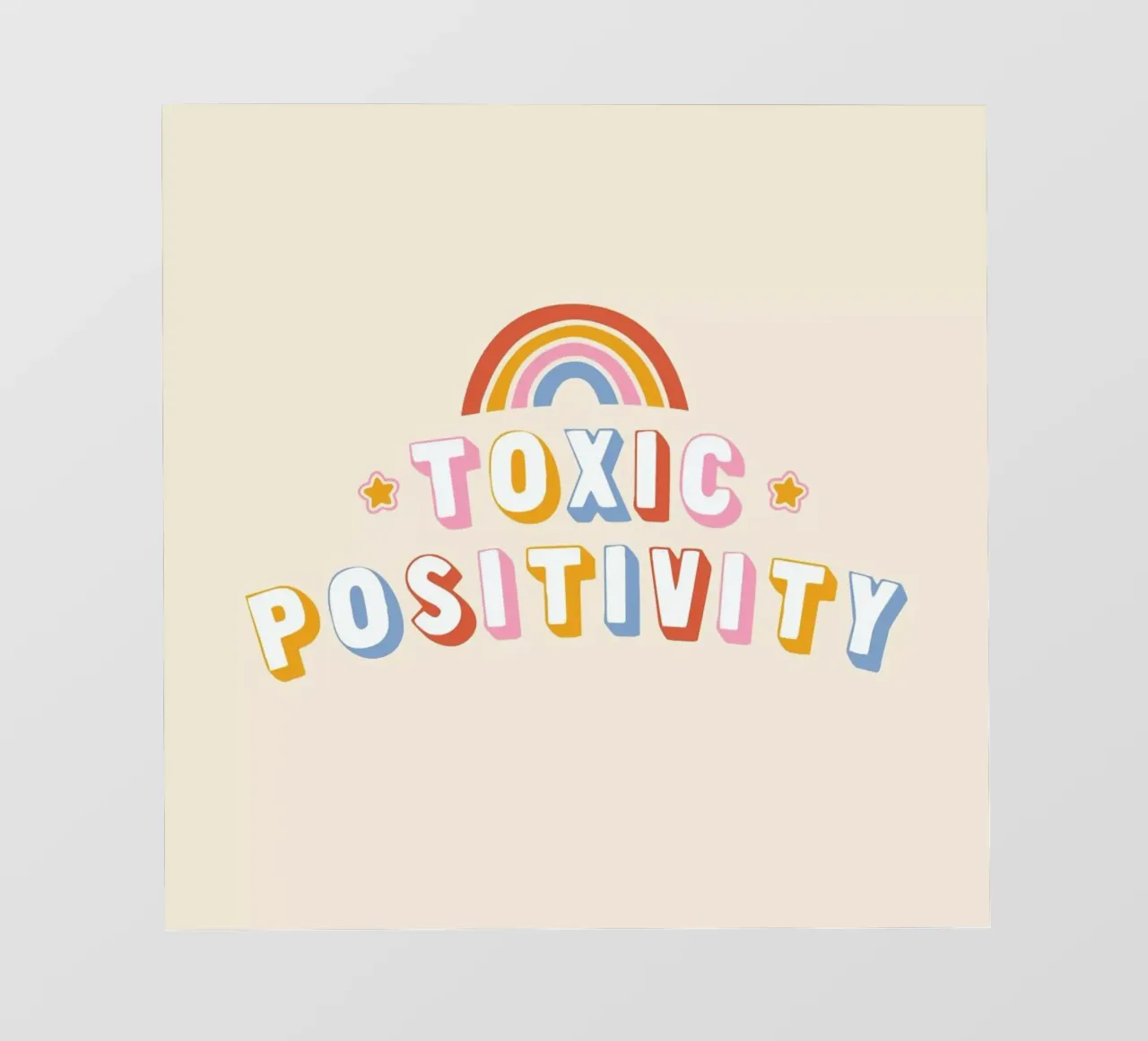 Toxic Positivity pellicola backlit da Tobe Fonseca