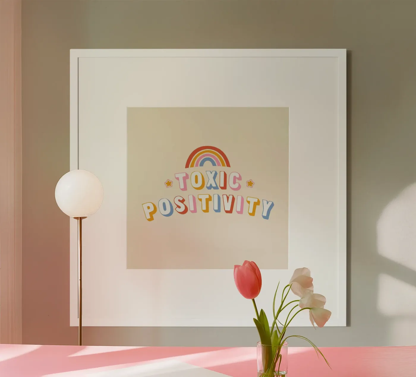 Toxic Positivity poster by Tobe Fonseca