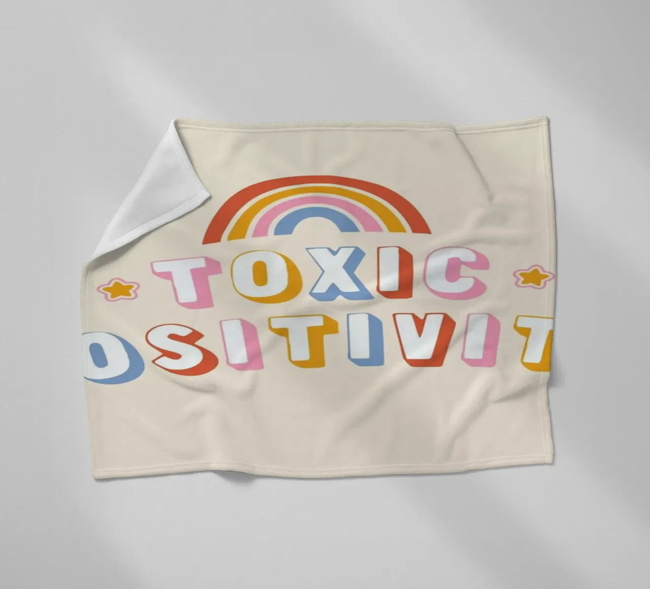 Toxic Positivity coperta in pile da Tobe Fonseca