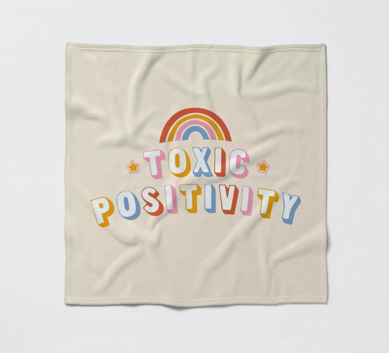 Toxic Positivity coperta in pile da Tobe Fonseca