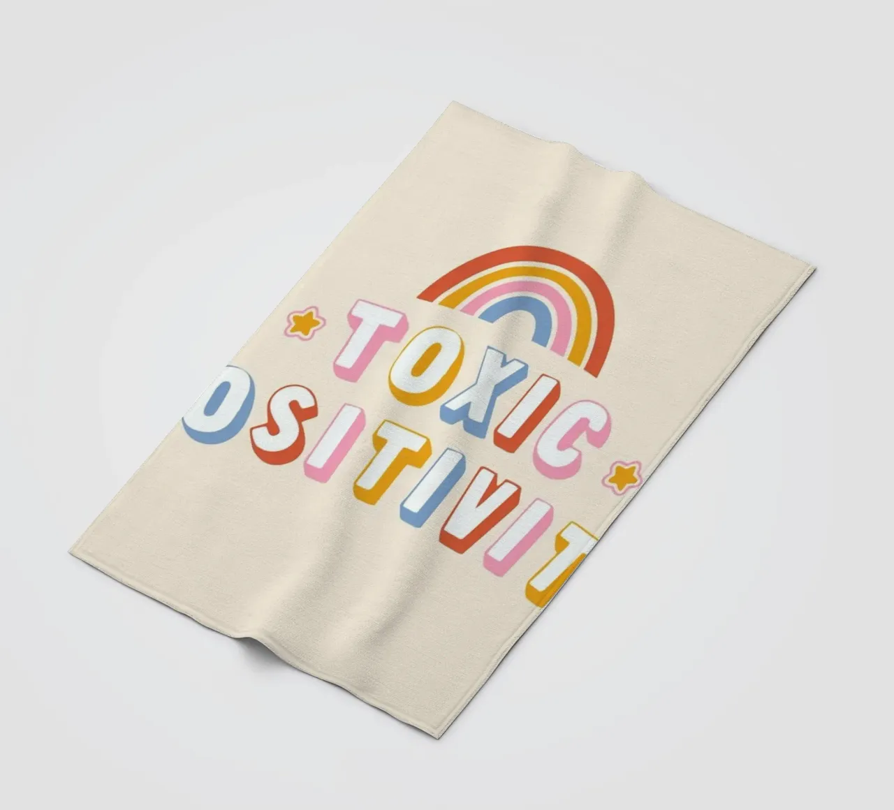 Toxic Positivity coperta in pile da Tobe Fonseca