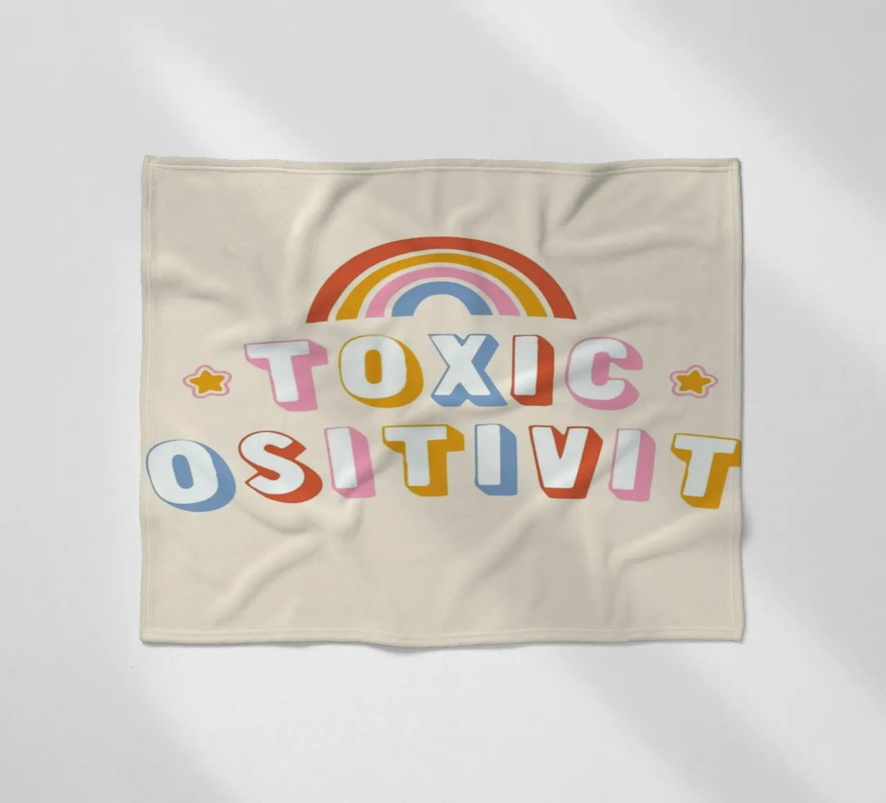 Toxic Positivity coperta in pile da Tobe Fonseca