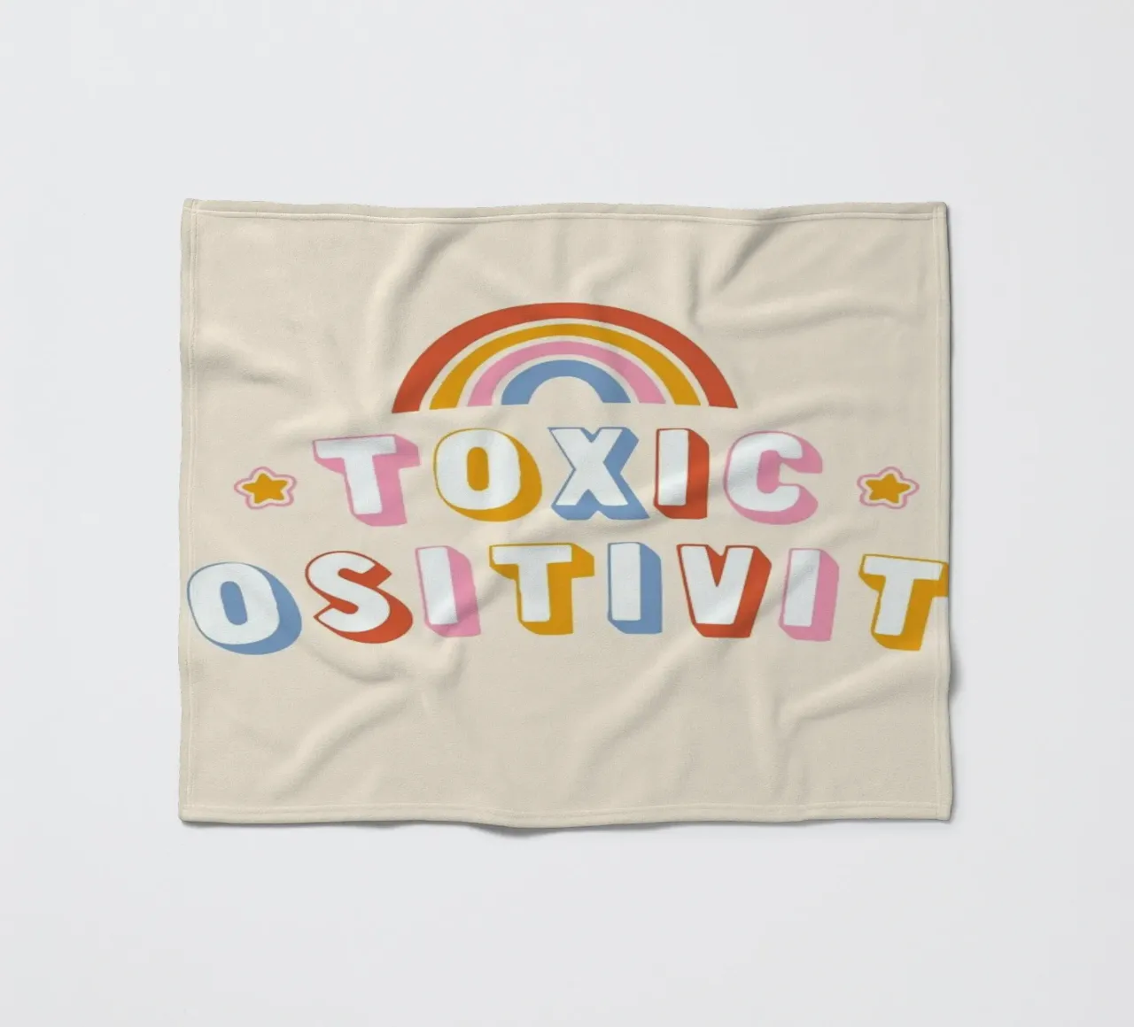 Toxic Positivity coperta in pile da Tobe Fonseca