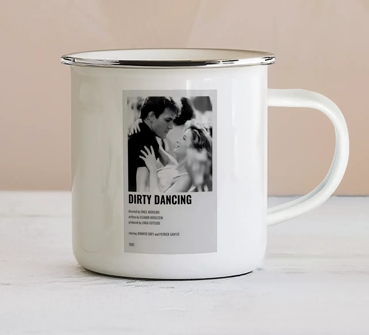 DIRTY DANCING tazza in smalto da MVFminimalist