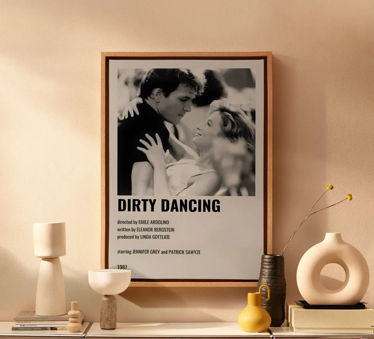 DIRTY DANCING tela con Cornice a cassetta da MVFminimalist