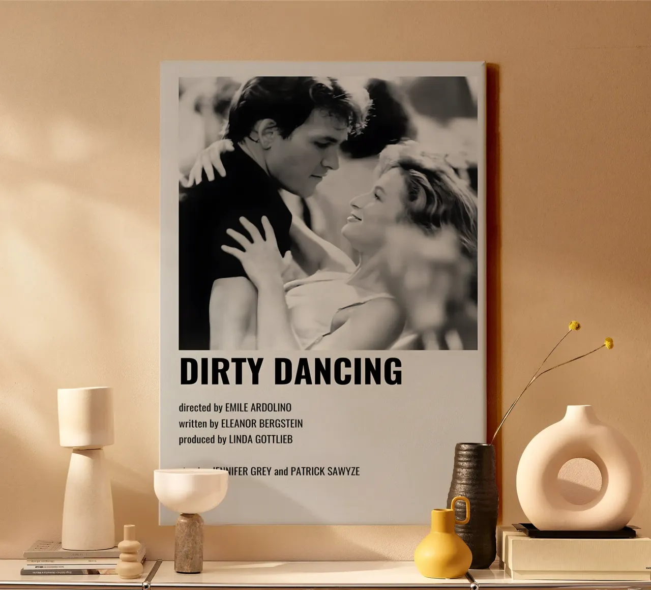 DIRTY DANCING tela con Cornice a cassetta da MVFminimalist