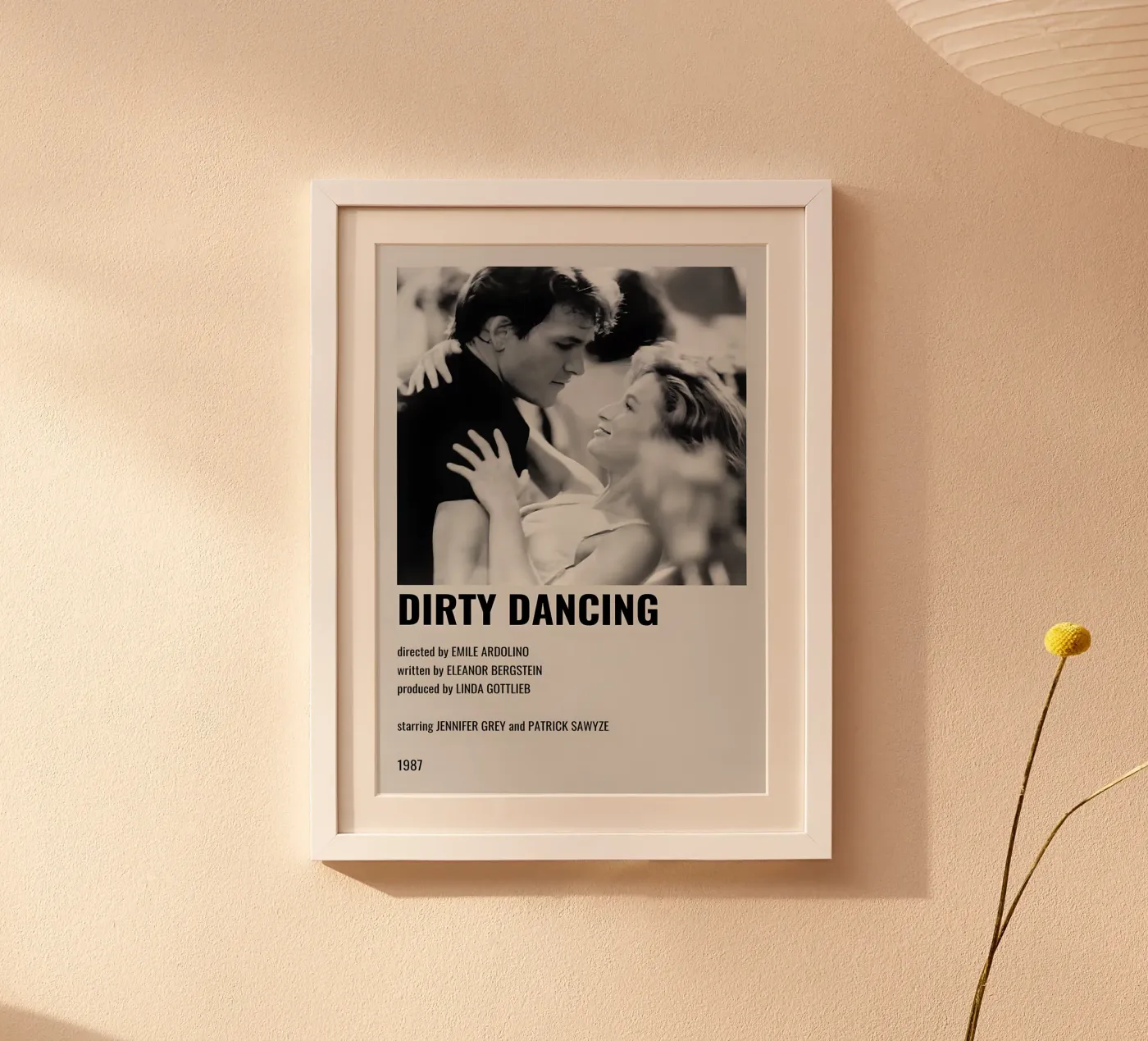 DIRTY DANCING Poster von MVFminimalist
