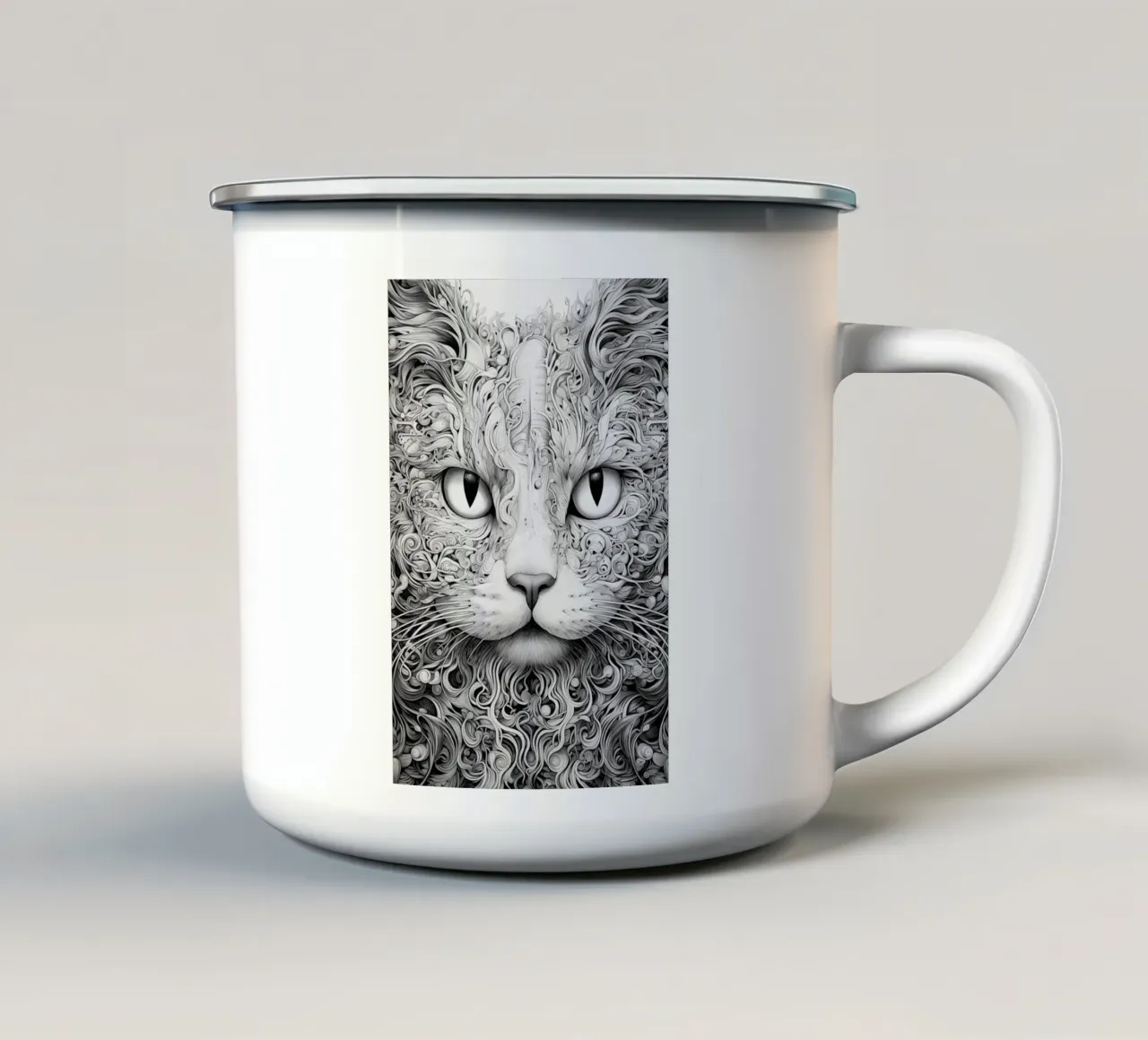 Arte da parete di Imagine tazza in smalto da Imagine