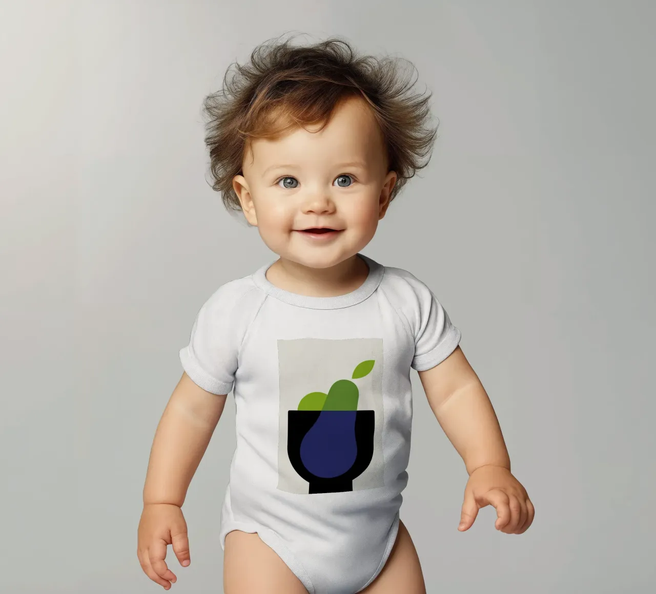 Pears body neonato maniche corte da Bo Lundberg